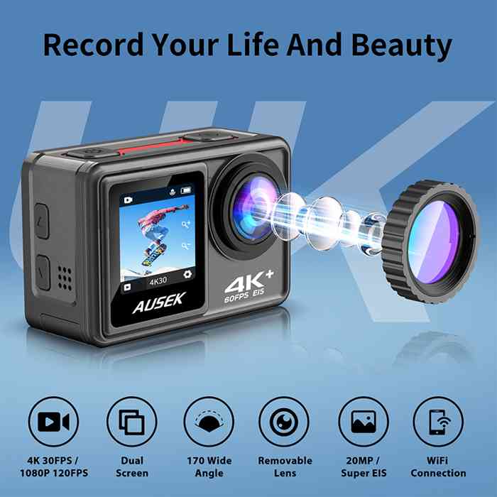 Ausek Q60 4K HD Action Camera price in bangladesh